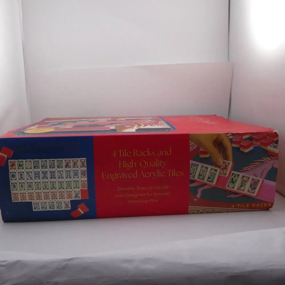 Deluxe Maison Lude Mahjong 160 Engraved Tile Horse Lunar Year Edition Starter Ki